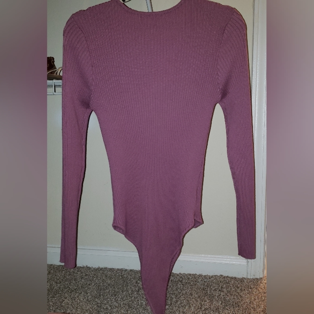 Forever21 Plus Size Ribbed Bodysuit - Picture 2 of 4